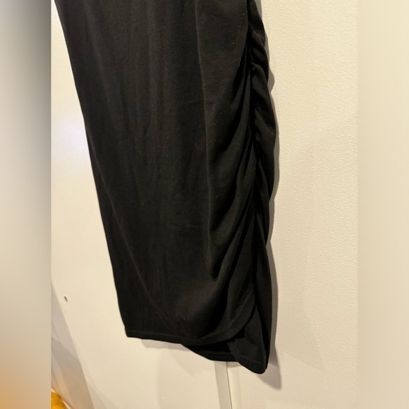BTFBM Women's Sleeveless Ruched Stretchy Bodycon Dress Black Small - Picture 7 of 10
